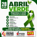 28 de Abril reforça luta pela vida e saúde dos bancários em Ilhéus e região
