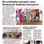 Folha Sindical 420: Em cerimônia marcante, Diretoria do Sindicato toma posse