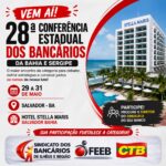 Bancários de Ilhéus se mobilizam para a 28ª Conferência Estadual da Bahia e Sergipe